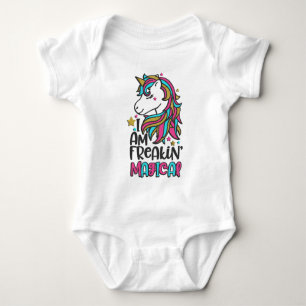 Body Para Bebé Soy Freakin Magical Unicornios Baby Bodysuit