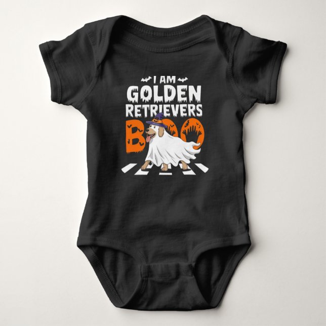 Body Para Bebé Soy GOLDEN RETRIEVERS boo (Anverso)