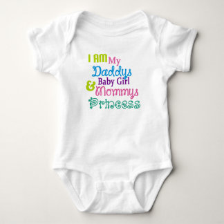 Body Para Bebé Soy la bebé de mis padres y la princesa de mamá
