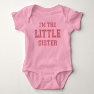 Body Para Bebé Soy la camiseta de la hermanita