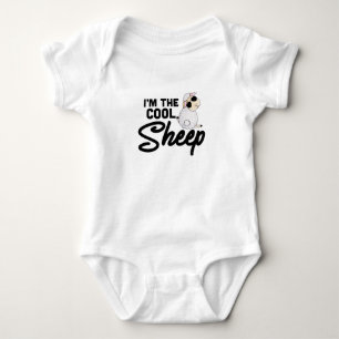 Body Para Bebé Soy la Oveja Genial Camiseta Divertida para Bebé C