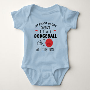 Body Para Bebé Soy la prueba de que papá no siempre juega dodgeba