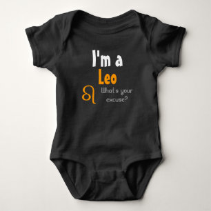 Body Para Bebé Soy Leo ¿Cuál es tu excusa?