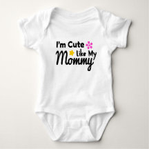 Soy lindo como mi mami Baby Bodysuit