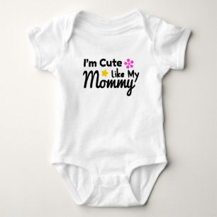 Body Para Bebé Soy lindo como mi mami Baby Bodysuit