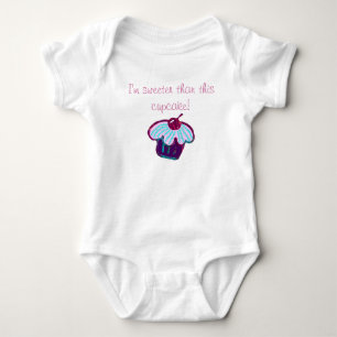 Body Para Bebé ¡Soy más dulce que esta magdalena!