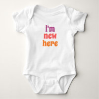 Soy nuevo aquí, Bodysuit para bebé