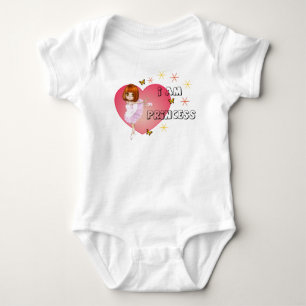 Body Para Bebé Soy princesa traje de bebé