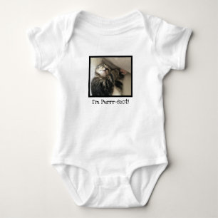 Body Para Bebé ¡Soy Purrr-fecto! Gatito