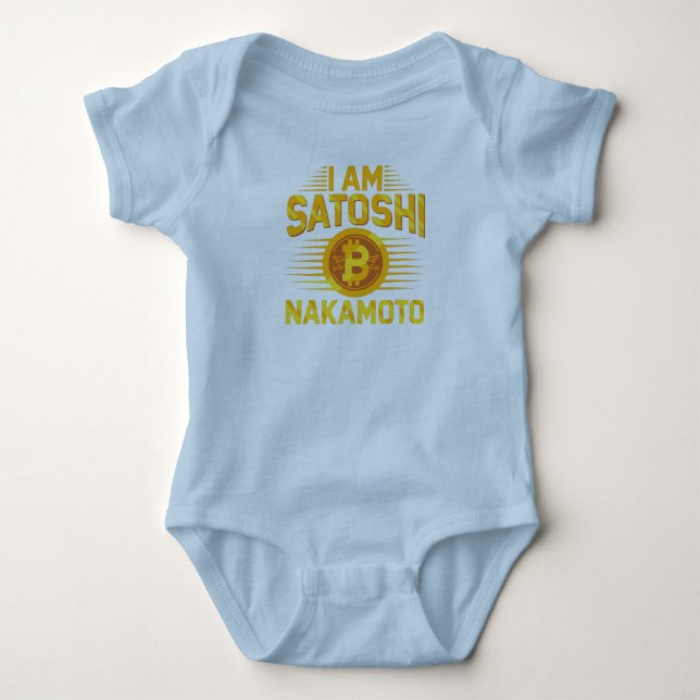 Body Para Bebé Soy Satoshi Nakamoto (Anverso)