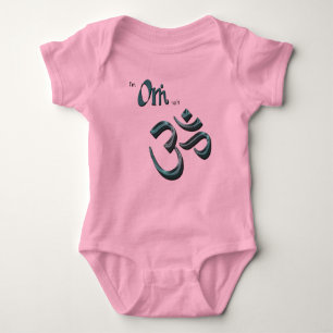 Body Para Bebé Soy símbolo símbolo budista/hindú de Aum de OM-ish