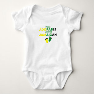 Body Para Bebé Soy tan adorable que debo ser jamaicano Divertido 