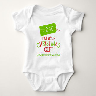 Body Para Bebé Soy tu regalo de Navidades, dice mamá que eres bie