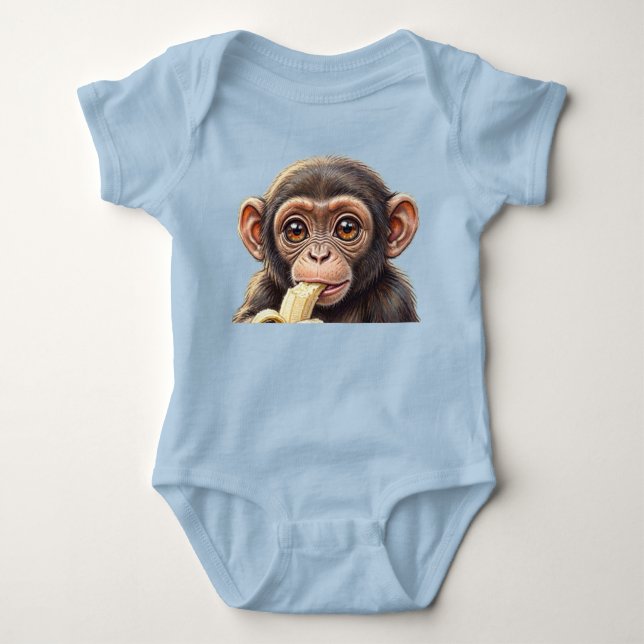 Body Para Bebé ¡Soy un chimpancé travieso! (Anverso)