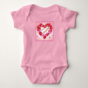 Body Para Bebé "¡Soy un cielo!" Corazones y más corazones