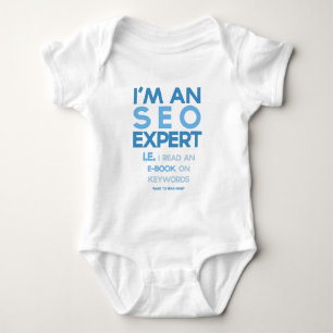 Body Para Bebé "Soy un experto de SEO" divertido