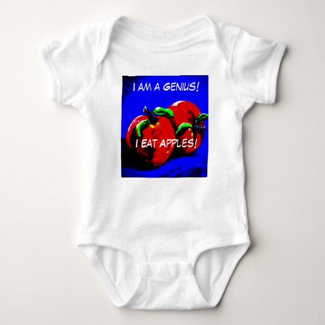 Body Para Bebé Soy un genio... (Anverso)