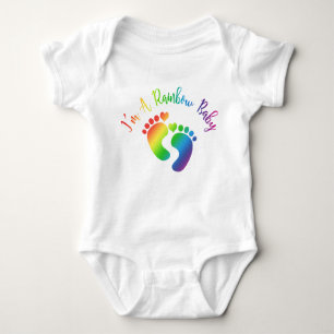 Body Para Bebé Soy un mono del bebé del arco iris