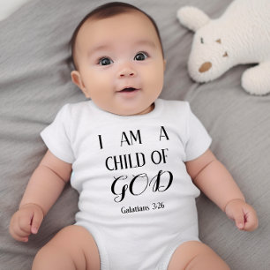 Body Para Bebé Soy un niño de Dios, traje de bebé