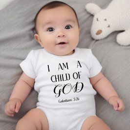 Body Para Bebé Soy un niño de Dios, traje de bebé