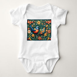 Body Para Bebé Soy un niño noruego Rosemaling Infant Bodysuit