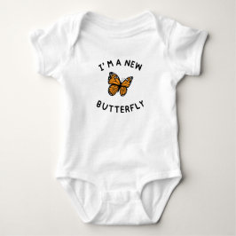 Body Para Bebé Soy un nuevo equipo de mariposas para bebés | Cute