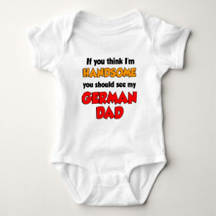 Body Para Bebé Soy un padre alemán guapo