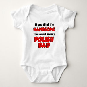 Body Para Bebé Soy un padre polaco guapo