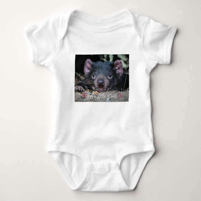 Body Para Bebé Soy un pequeño diablo (Anverso)