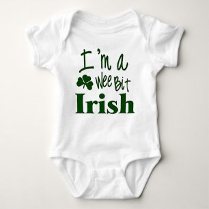 Body Para Bebé Soy un poco irlandés, el Día de los Padres