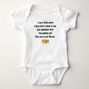 Body Para Bebé "Soy un poema de bellota"