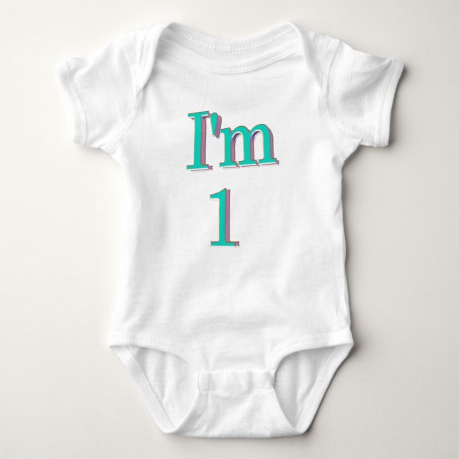 Body Para Bebé Soy una camiseta (Anverso)