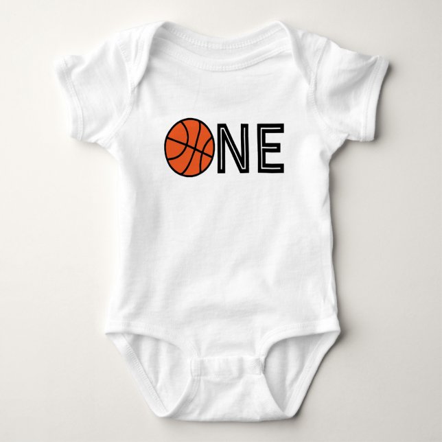 Body Para Bebé Soy una camiseta de bebé de baloncesto (Anverso)