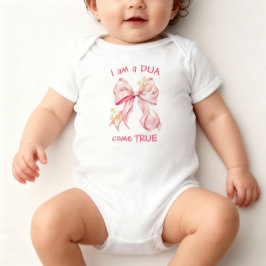 Body Para Bebé Soy una camiseta de Dua hecha realidad