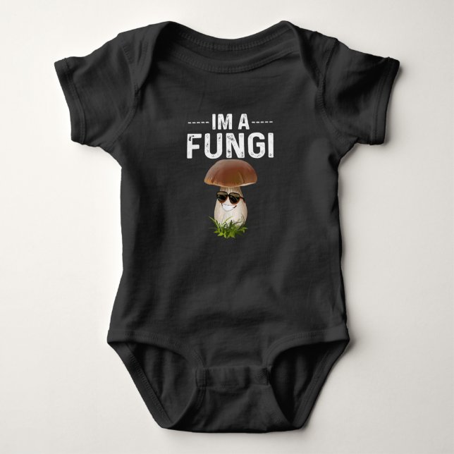 Body Para Bebé Soy una camiseta de hongos divertidos Tee Fun Guy  (Anverso)