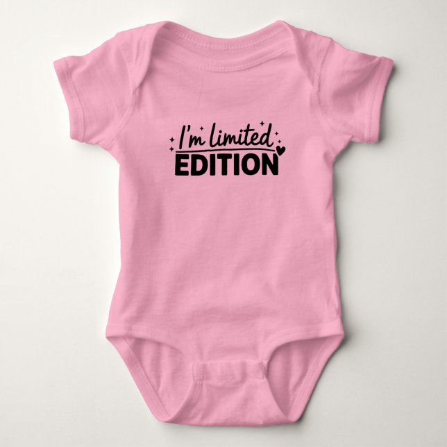 BODY PARA BEBÉ SOY UNA EDICIÓN LIMITADA (Anverso)