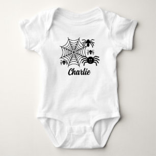 Body Para Bebé Spider y Web First Halloween Baby Bodysuit