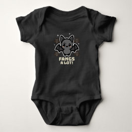 Body Para Bebé Spooky Kawaii Bat Halloween Baby Bodysuit