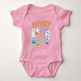 Body Para Bebé Spooky One Hippie Halloween Ghost