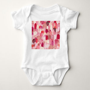 Body Para Bebé Spot Medley: Sueño Textil Rosa-Rojo.