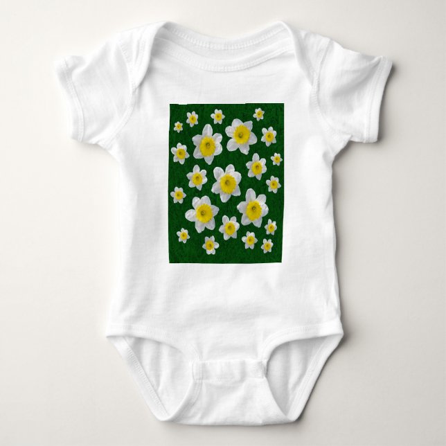 Body Para Bebé Spring Daffodils (Anverso)