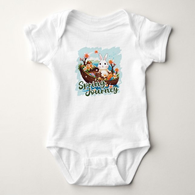 Body Para Bebé Spring journey (Anverso)