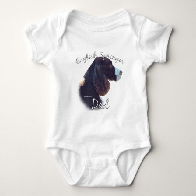 Body Para Bebé Springer Spaniel Dad 2 (Anverso)
