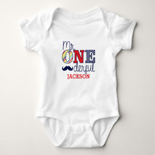 Body Para Bebé Sr. ONEderful Baby Romper - primer equipo del