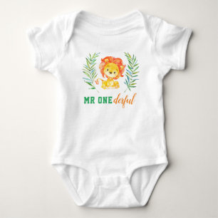 Body Para Bebé Sr. Onederful Primer Cumpleaños 1er Fiera León