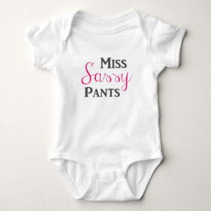 Body Para Bebé Srta. Sassy Pants