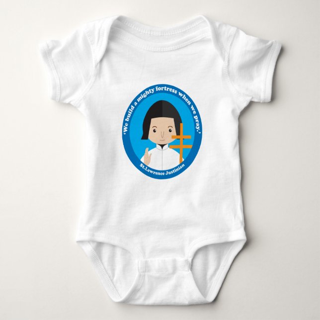 Body Para Bebé St. Lawrence Justinian (Anverso)