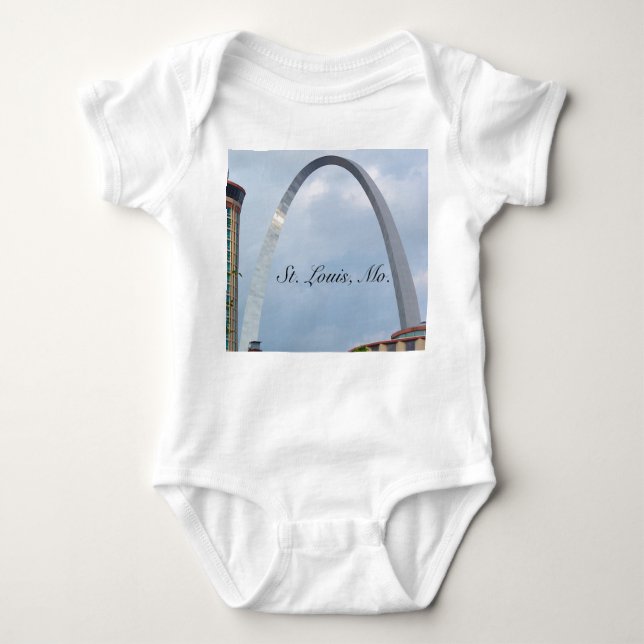 Body Para Bebé St. Louis Baby Bodysuit (Anverso)