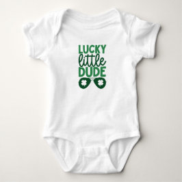 Body Para Bebé St. Patricks Day Cute Lucky Little Boy