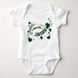 Body Para Bebé St. Patricks Day Shamrock Wee Bit Infantes Irlande